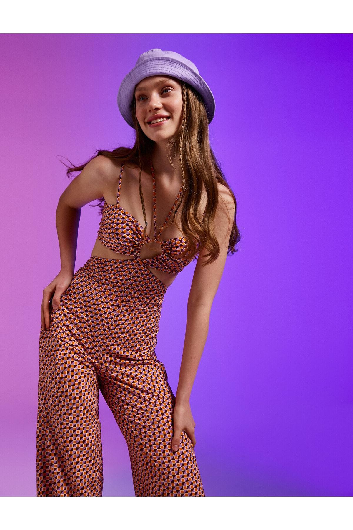 

Комбинезон - Оранжевый - Стандартный крой