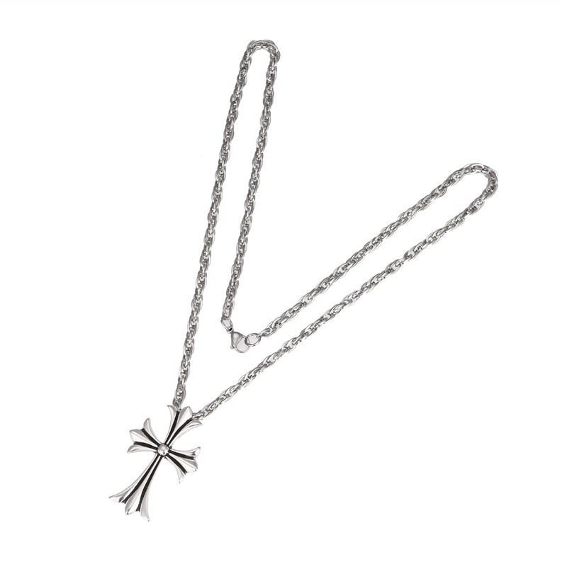 Domineering Military Flower Men'S Necklace Pendant Trendy Men'S Jewelry Personalized Fashion Necklace