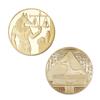 Gilded Egyptian Death Protector Anubis Reaper Commemorative Coin Collection