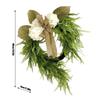 Rustic Hydrangea Flower Wreath Hanging Decoration, Home Decor, Bowknot Wall Hanging Wreath For Doors.
