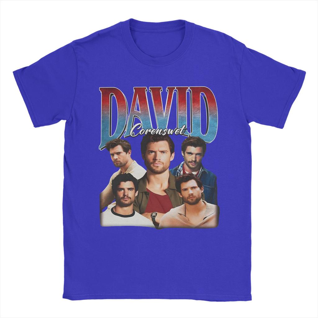 David Corenswet Collage T Shirts for Unisex Pure Cotton Leisure TShirts Round Neck  Tees Short Sleeve Clothing Gift Idea