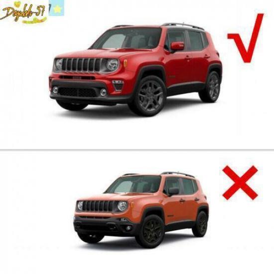 For Jeep Renegade   Chrome Front Side Turn Signal Light Lamp Cover Trim