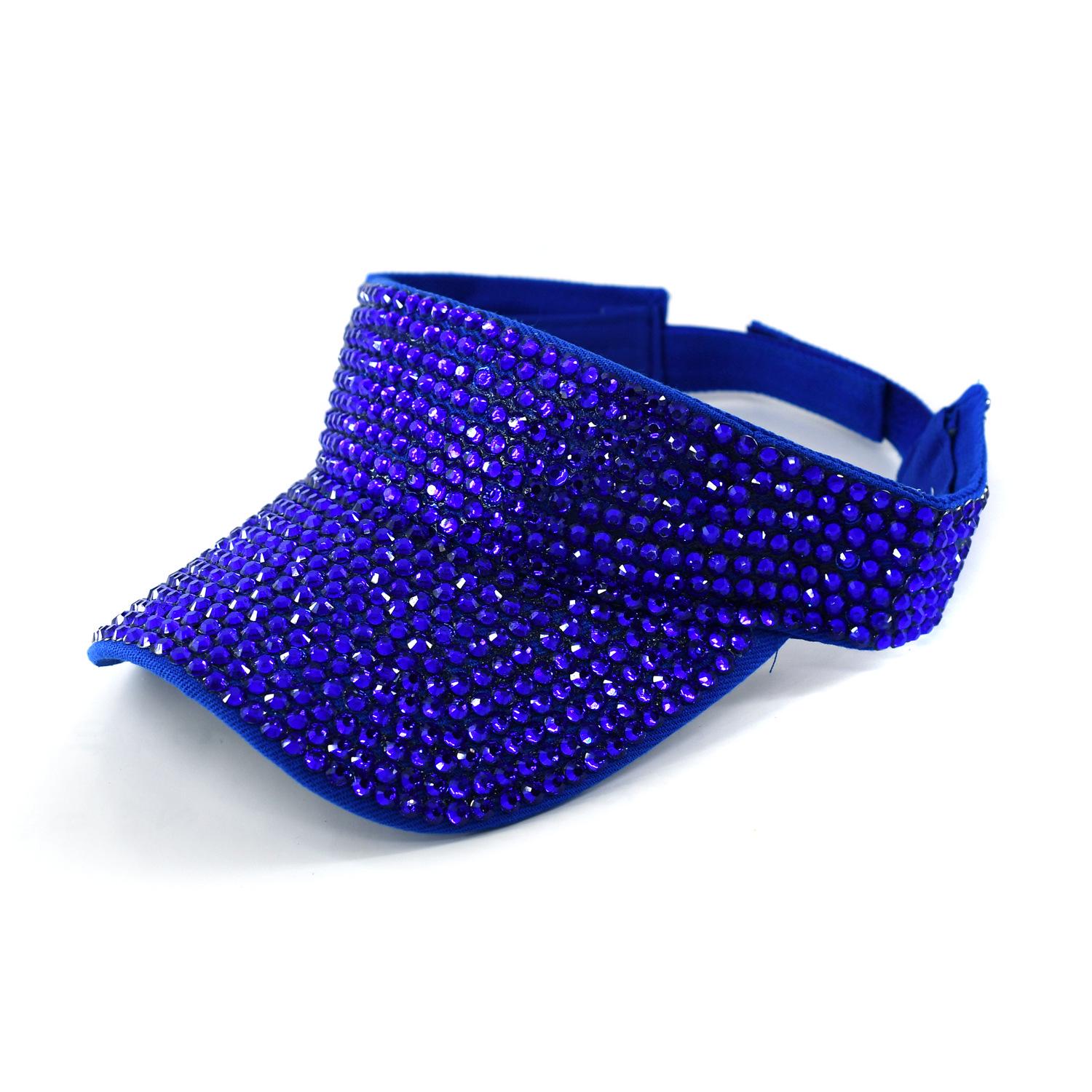 

Трендова бейсболка без верху з стразами - вуличний сонцезахисний капелюх