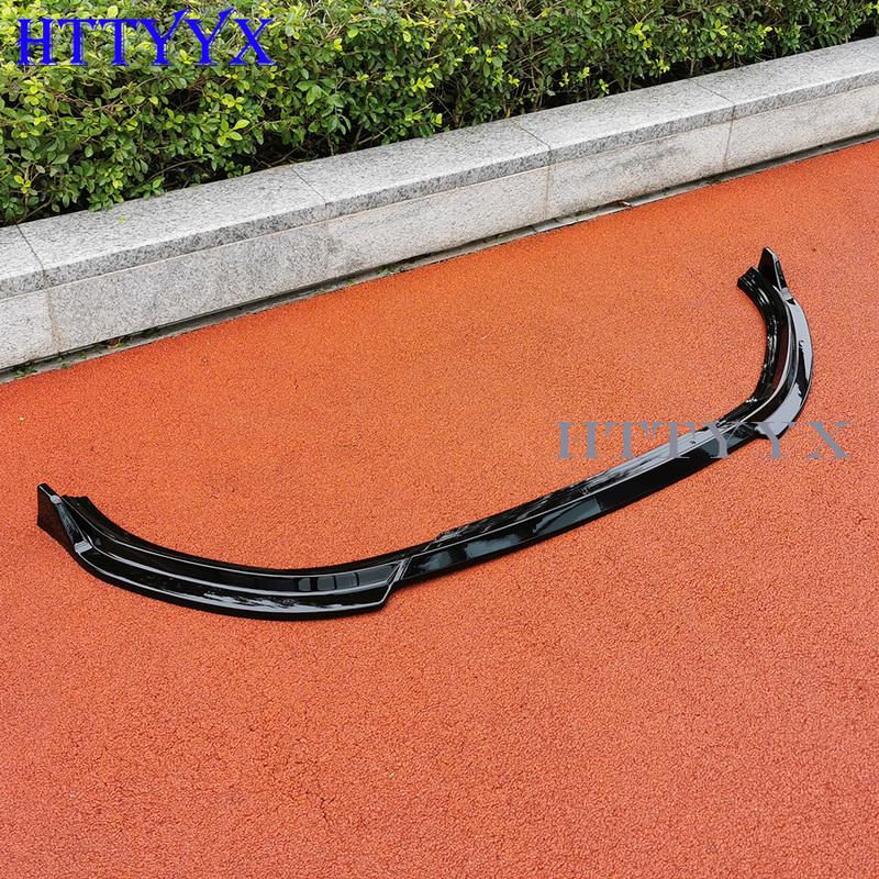 Fit for VW Polo Mk6 Typ AW Standard TSI TDI 2018 2019 2020 2021 2022 Front Bumper Splitter Lip Diffusers 3pcs