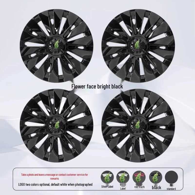 19-Inch Model Y Tesla Hubcaps: Sun God Full-Edge Covers for Modification