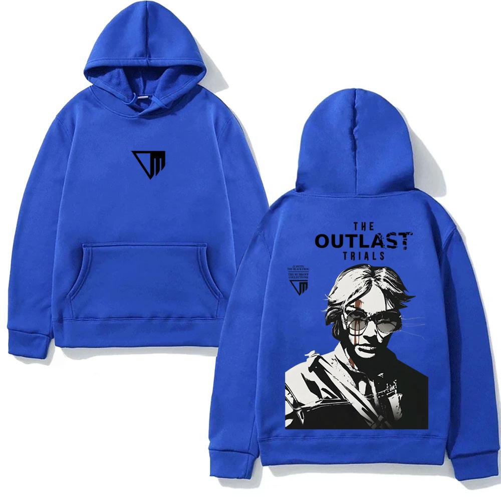 The Outlast Trials GAME Kapuzenpullover Neuer Stil Horror-Spiel Grafikdruck KAPUZENPULLOVER für Herbst/Winter Sweatshirt mit Kapuze