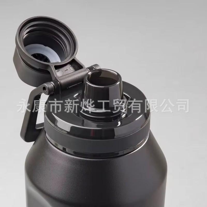 Stainless Steel Insulated Water Bottle With Handle Design Portable Outdoor Sports Hiking Gym 350ml To 1200ml