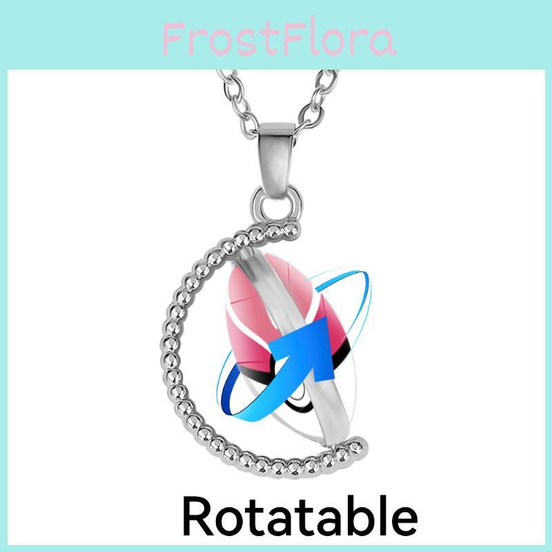 Adorable Pokemon Pokeball Necklace Cute Cartoon Character Jewelry Handmade