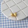 Sterling Silver & Imitation Gold Lotus Bow Star Spacer Beads for Baby Rope Weaving