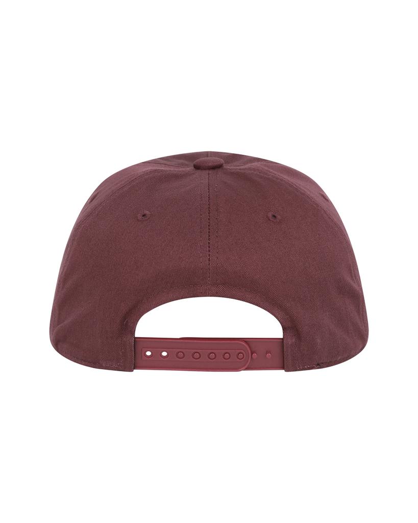 THEMUSEUMVISITOR Five Flower Arch Logo Ball Cap (Wine)