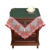 Waterproof Table Cloth PVC Transparent Soft Dining TableCloth Lace Embroidered Oil-proof Table Cover Coffee Table Crystal Plate