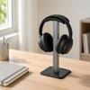Over-Ear Headphone Stand for Home Desk Storage, Metal Support Post with Wide Top Pad and Flat Base for Office Study and Gaming Areas