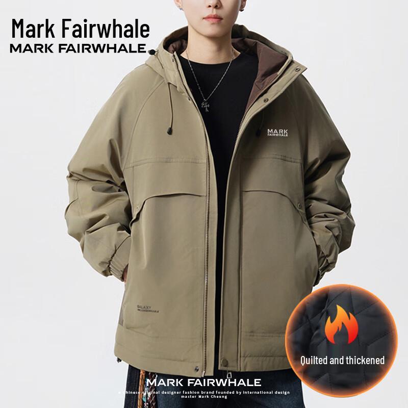Mark Hua Fei Men's Hooded Padded Jacket