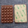 10g Thickened Silicone Mobile Phone Suction Cup Sticker - 24 Square Suction Cups, Compatible with Leather Cases