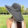 Anti-UV Fisherman Hat Wide Brim Bucket Hat New Beach Cap  Women