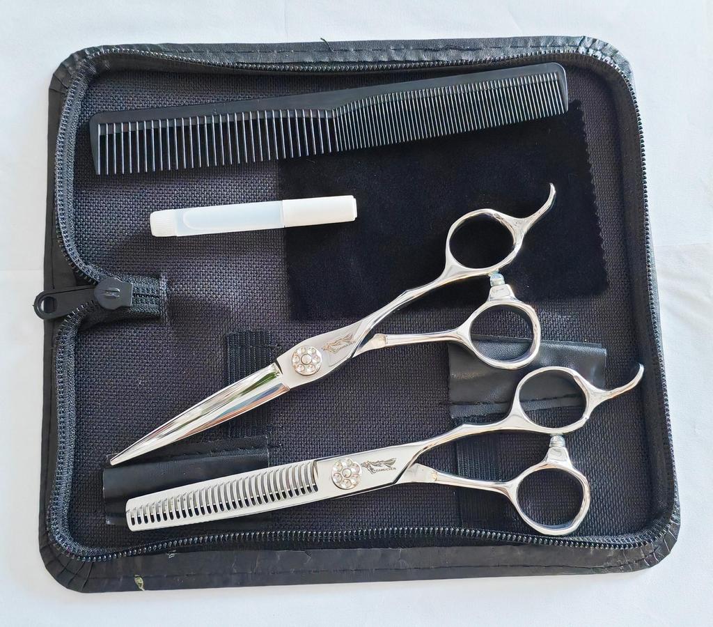 DAWUCHEN Marke scharfe Haarschneideschere, Haarschneideschere aus Kohlenstoffstahl, Qualitätsstufe 1