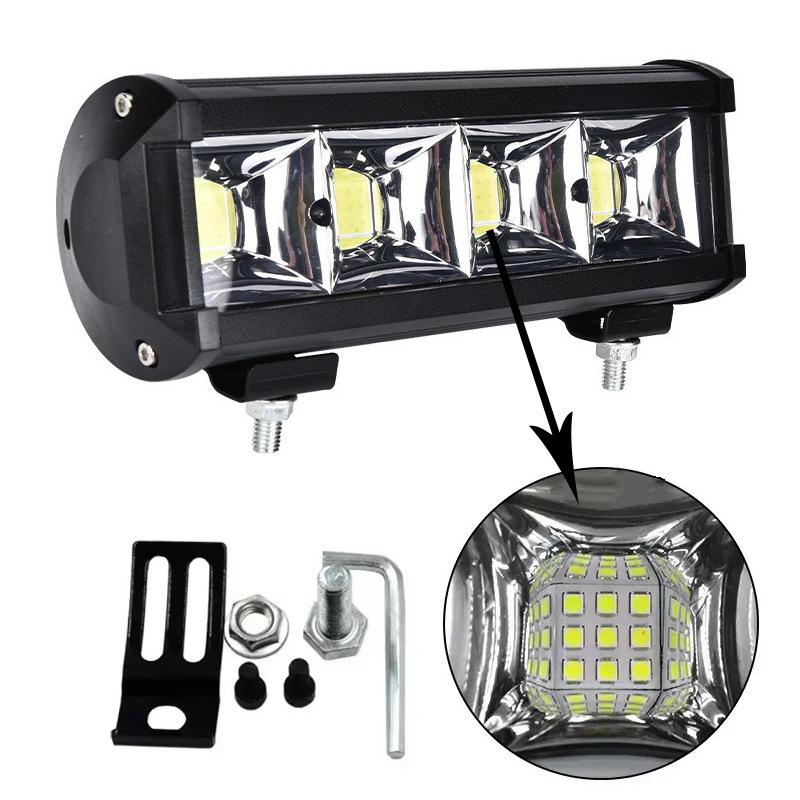 LED Work Light For Car 108W Golden Bar Off Road Truck Headlight Long Range Driving Lamp