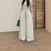 2026 Summer New Wide-Leg Pants High-Waisted Straight-Leg Casual Comfortable Loose Slimming Versatile Fashionable Women's Casual Pants