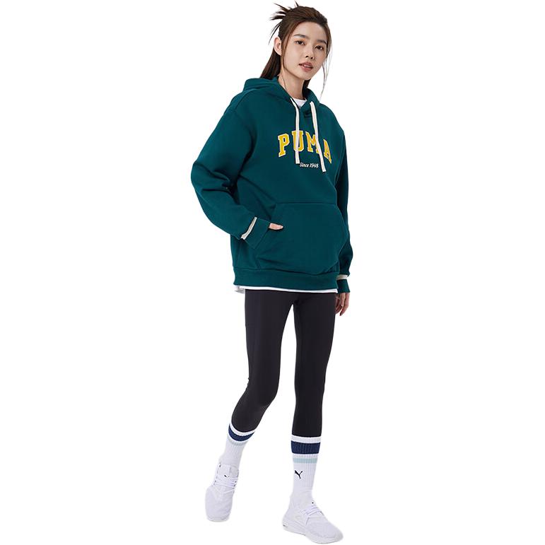 Puma Varsity 2.0 Hoodie Sportlich Lässiges Fleece Sweatshirt Herren Hoodies Grün 686857-24
