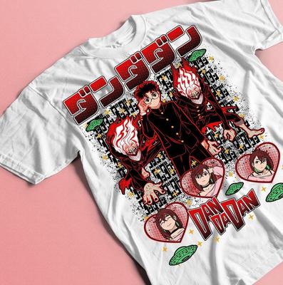 Dandadan T-shirt Okarun Momo Ayase Okarun Ekskluzywny Anime Prezent Koszulka Wszystkie Rozmiary