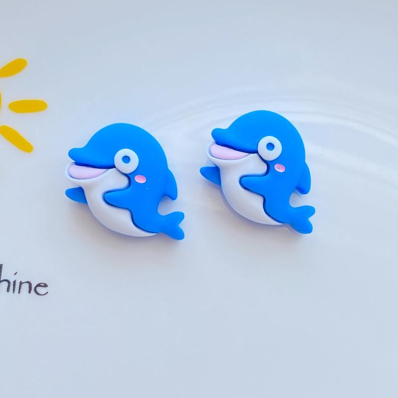 10Pcs New Cute Mixed Mini Marine Animal Series Flat Back Resin Cabochons Scrapbooking DIY Jewelry Craft Decoration Accessorie