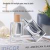 Compact Square Perfume Bottle with Spray Head - Portable, Thick-Sole, Snap-On Design, Small Capacity 