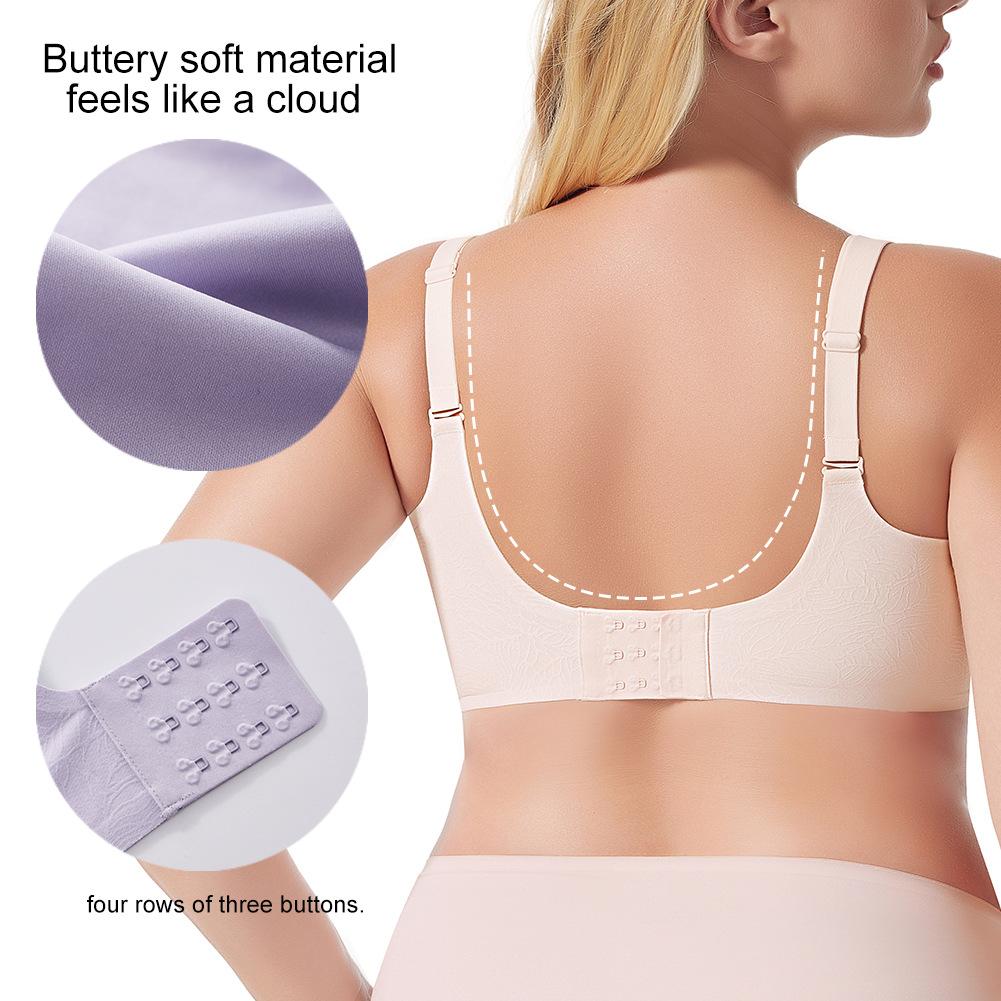 Women's Underwear Cross-Stitch Mesh Satin Finish Push-Up Full Cup Regular Bra