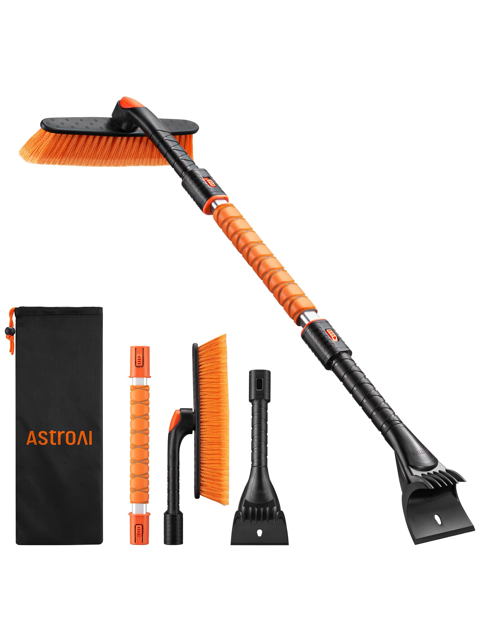 AstroAI 87cm Snow Brush, Car Snow Removal Brush, Snow Shovel, S жёлтый