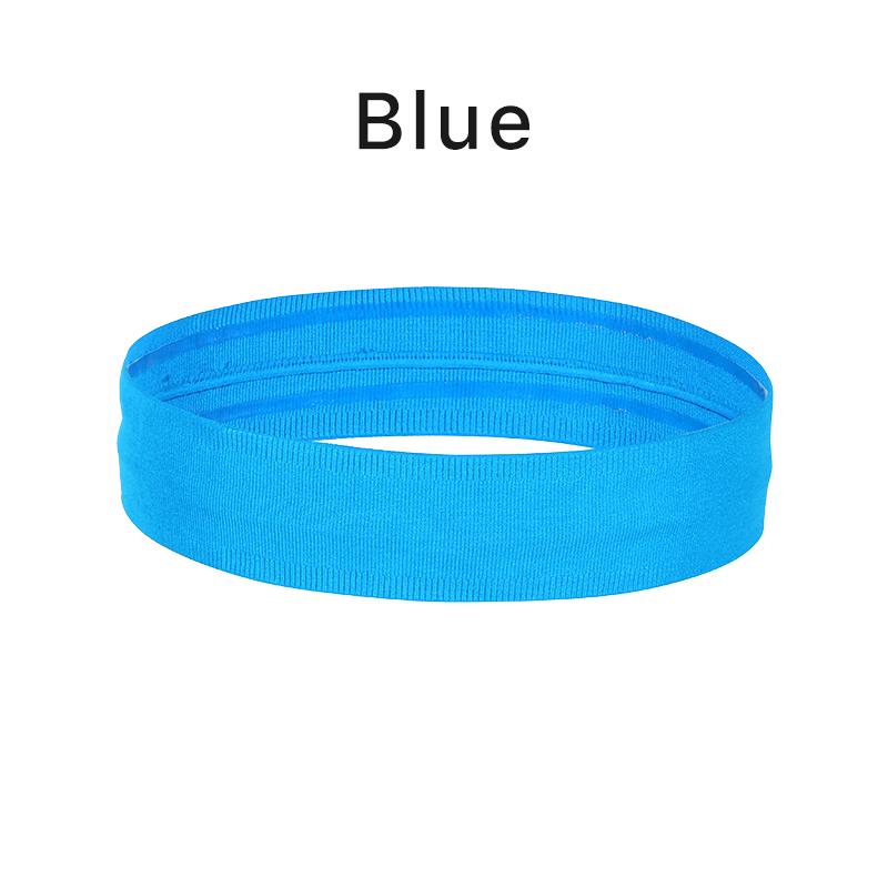 Diadema deportiva para hombres y mujeres, banda para el sudor para la cabeza, Yoga, correr, ciclismo, banda elástica antideslizante para el sudor