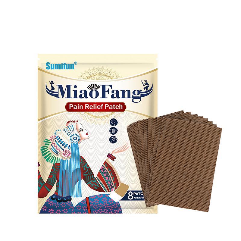 Miao Fang Kräuter-Schmerzlinderungspflaster, lindert Beschwerden in der Halswirbelsäule, der Schulter und der Lendenwirbelsäule
