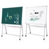 Qifu Magnetic Double-Sided Whiteboard with Rolling A-Frame Stand