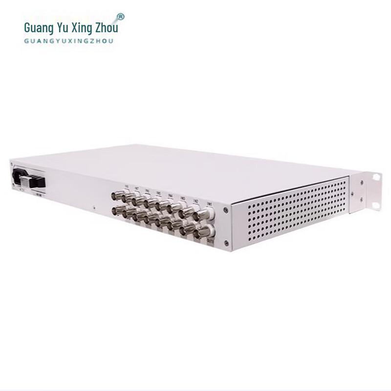GY-8E18GE Fiber Optic Converter with 8E1 and 8 Gigabit Ethernet Ports