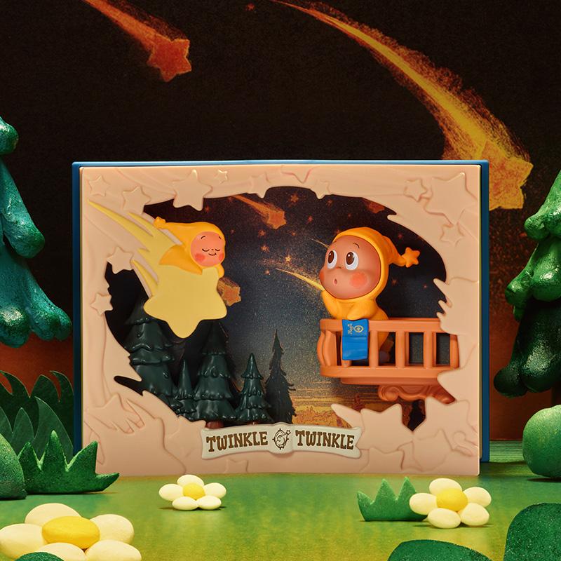POP MART Twinkle Twinkle Light Up Series Scene Sets Blind Box (Single Pack / 9-Piece Set)