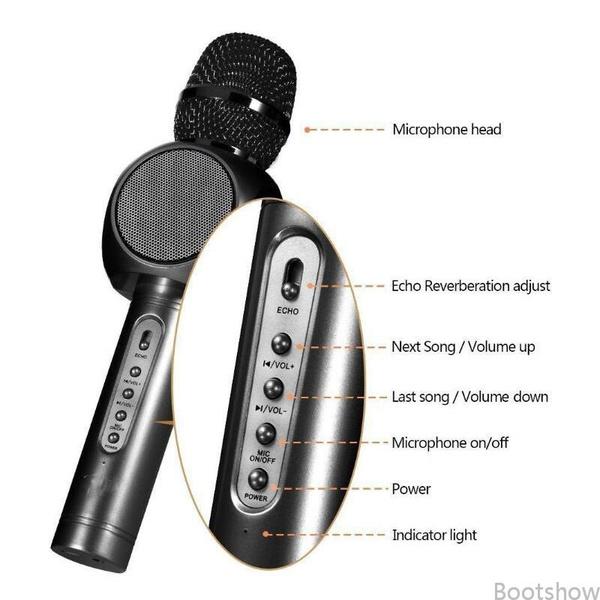 Buy Wireless Microphone Karaoke,Amicool Portable Bluetooth Karaoke