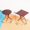 Mini Stool Dollhouse Folding Table Doll Furniture Dollhouse Small Chair  Home Decor