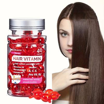 Capsule di olio essenziale per capelli. Balsamo senza risciacquo, Olio per capelli, Capelli nutrienti e idratanti, Balsamo in capsule