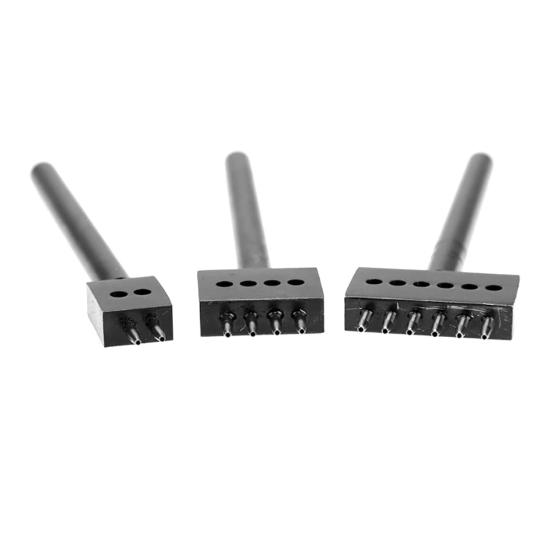 Βήμα 6mm 2 4 6 Δόντια DIY Στρογγυλό Διατρητικό Τρύπες Δερματοποιία Ράψιμο Εργαλείο Punching