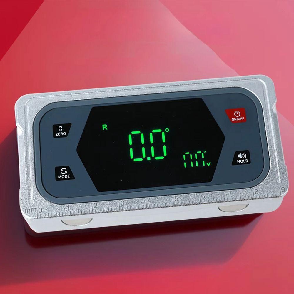 V Groove Base Digital Protractor Magnetic Base Digital Inclinometer Double Axes Gauge Building