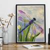 DIY Diamant Malerei Libelle Kreuzstich Kit Mosaik Kunst Diamant Malerei voller Kreis/quadratische Diamant Home Dekoration