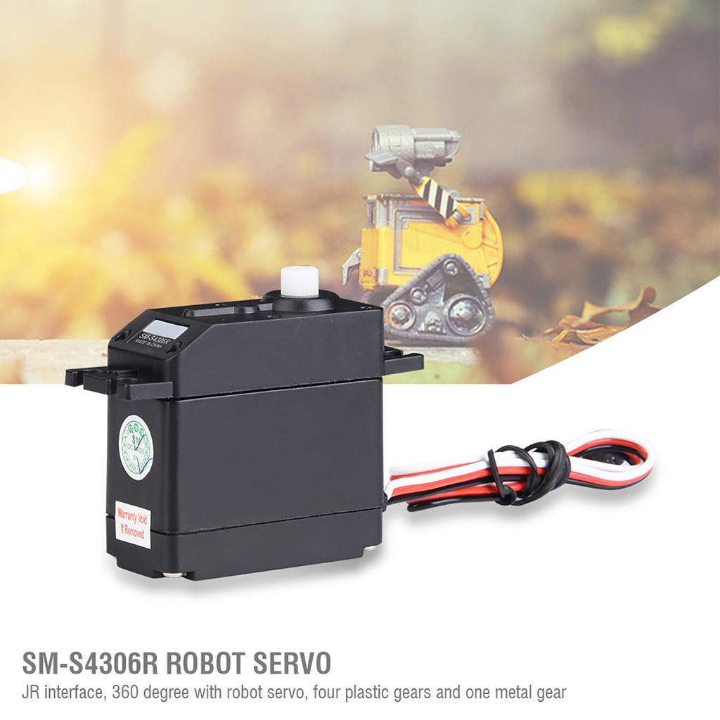 SM S4306R 360degree Continuous Rotation Robot Servo for RC Robot Part Accessory