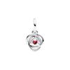 Pandora Logo Design Sterling Silver Cubic Zirconia Crystal Pendant Women pendant 793125C07