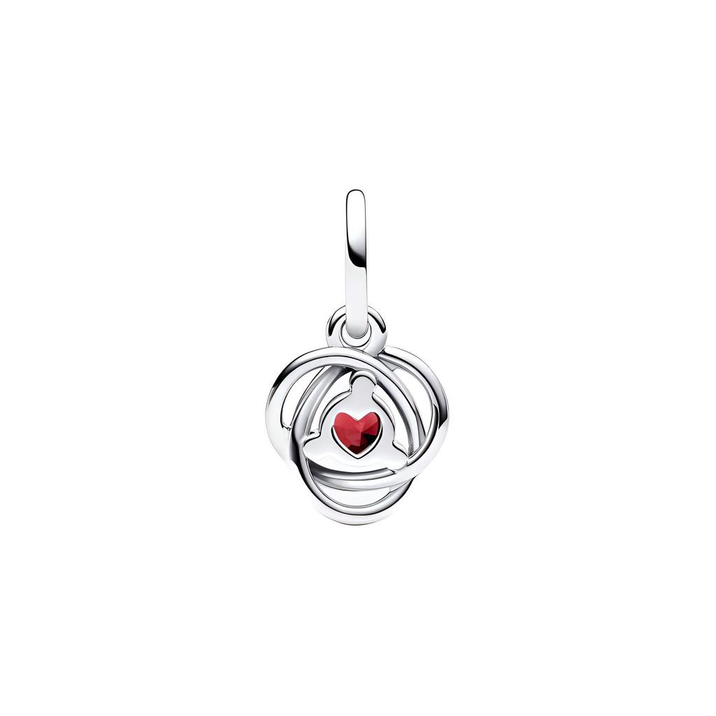 Pandora Logo Design Sterling Silver Cubic Zirconia Crystal Pendant Women pendant 793125C07