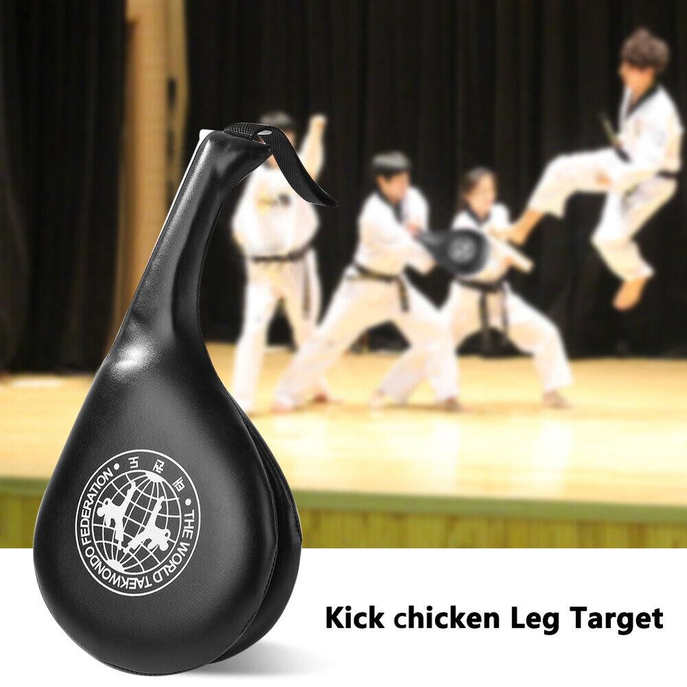 

Sanda Foot Pad Freestyle Fighting Boxing Pad Chicken Leg Target Side Kick Pad Training Foot Target червоний