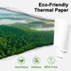 Thermal Printer Paper 8.5 x 11 Inch(200 Sheets), Compatible with A80/A81 Thermal Portable Printer, Automatic Folded Printing Paper feed