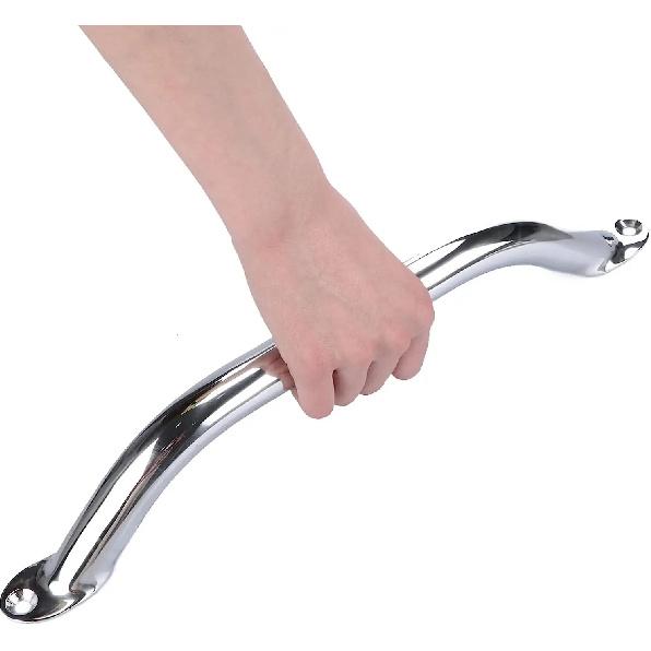 2 Pieces Stainless steel 12'' Boat Polished Boat Marine Grab Handle Handrail boat accessories marine