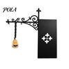 Literary Display Lighting 3D Printed Ghost Bookshelf Light, Warm LED Library Lamp with Vintage Street Style Shelf Ornament Silhouette, Decorative Book