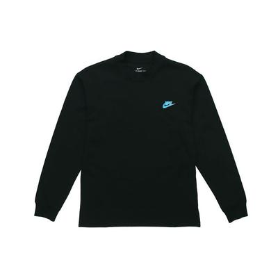 Mountain Print Casual Sport Sweatshirt Men Tops Black CZ4664-010