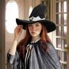Tree Of Life Badge Wizard Hat Lace Trim Wizard Cap Vintage Halloween Hat  Cosplay Party