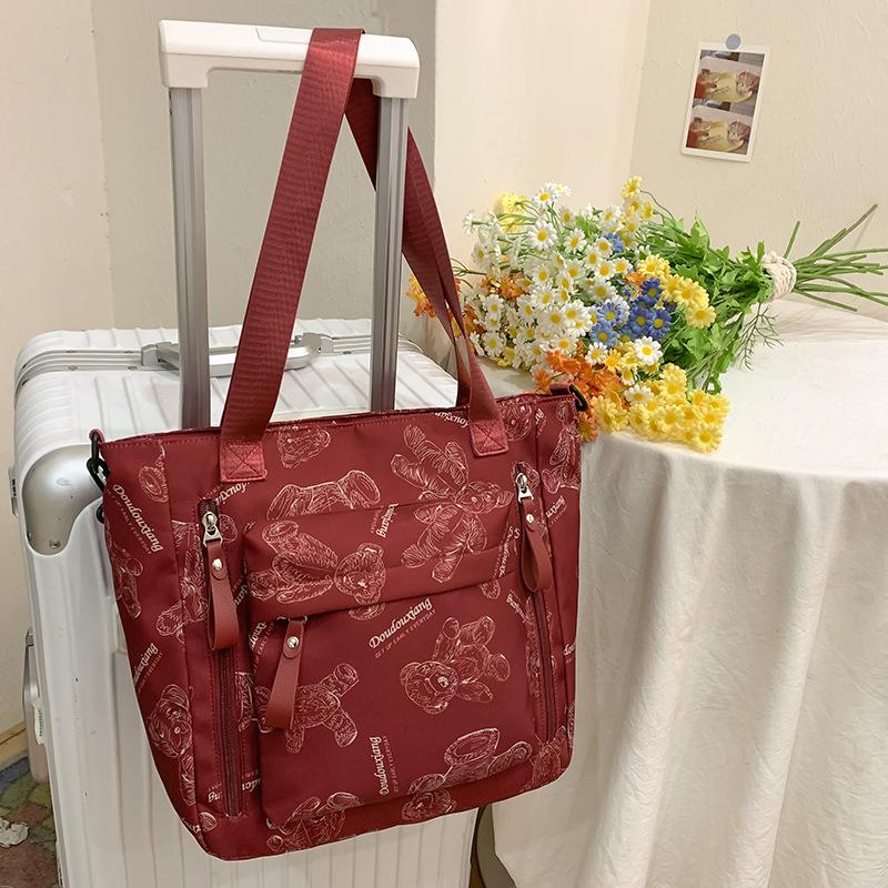 

Children s Schoolbags Elementary School Girls Junior High School Students Two Piece Set of Wine Red Backpacks Backpacks