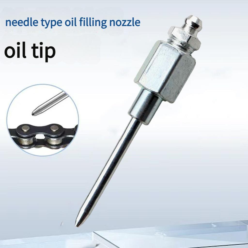 Grease Gun Needle Tip Narrow Needle Nozzle Grease Adapter For Tight Spaces And Machinery Maintenance